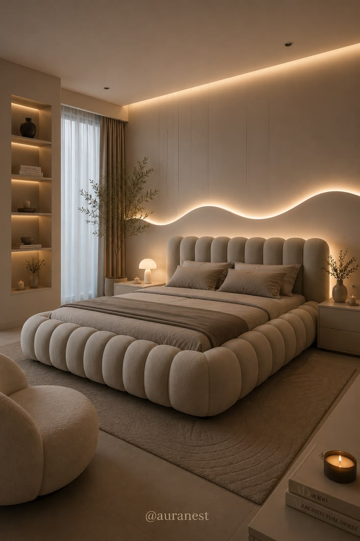 Home minimalist bedroom design ✨ cozy modern bedroom ideas 🛏️